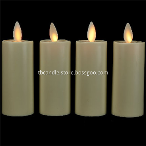 flameless moving wick led votive candle with remote